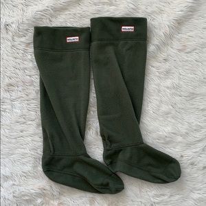 Hunter fleece boot socks